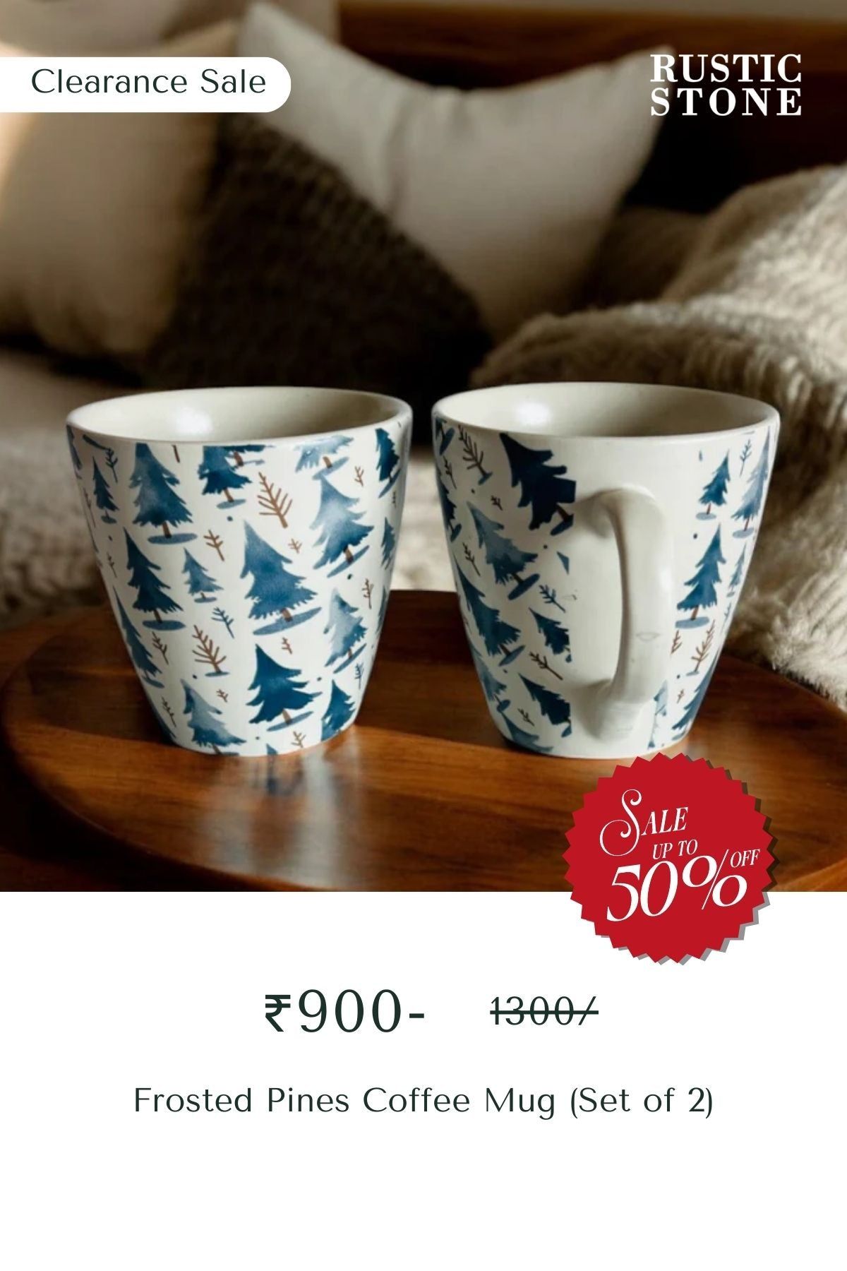 Frosted Pines Coffee Mug